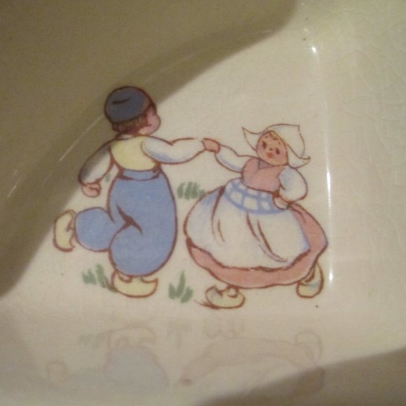 Vintage Baby Divided Warming Dish Excello Chromium w/Curved Silver Baby Spoon - Picture 4 of 10